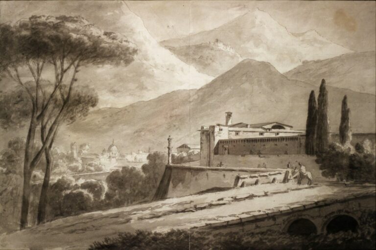 Pierre-Henri de VALENCIENNES (1750-1819) — Paysage d'Italie,