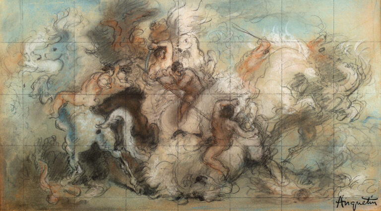 Louis ANQUETIN (1861-1932) — Le Combat, vers 1899