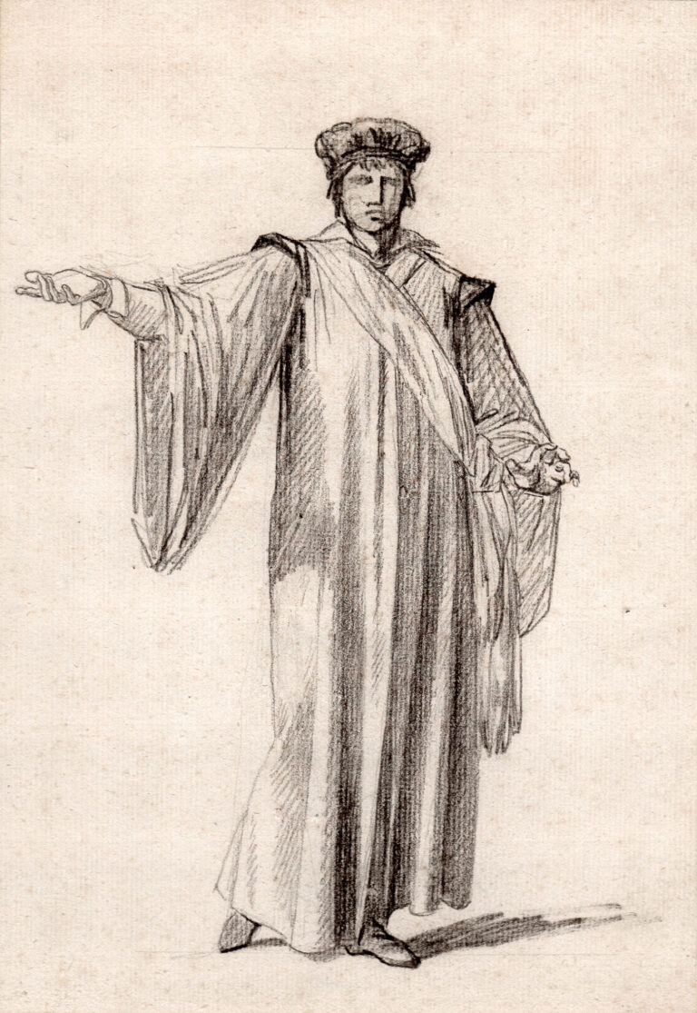 Pierre-Narcisse GUÉRIN (1774-1833) — Projet de costume pour le tribunal criminel,1798-1799