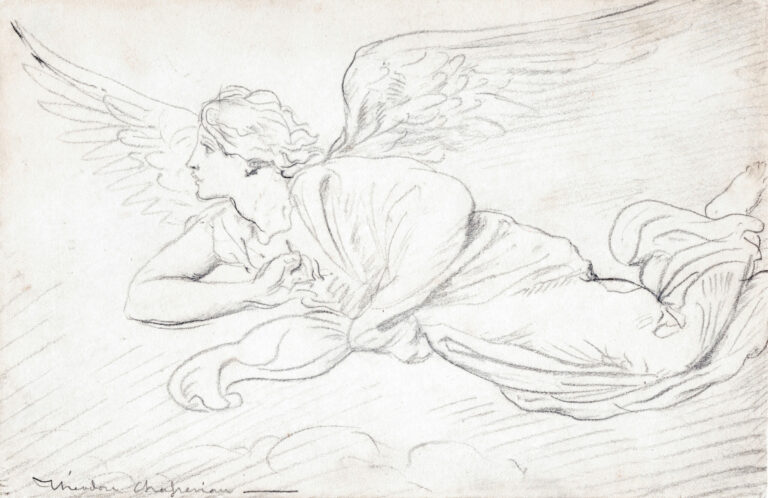 Théodore CHASSÉRIAU (1819-1856) — Ange, vers 1850-53