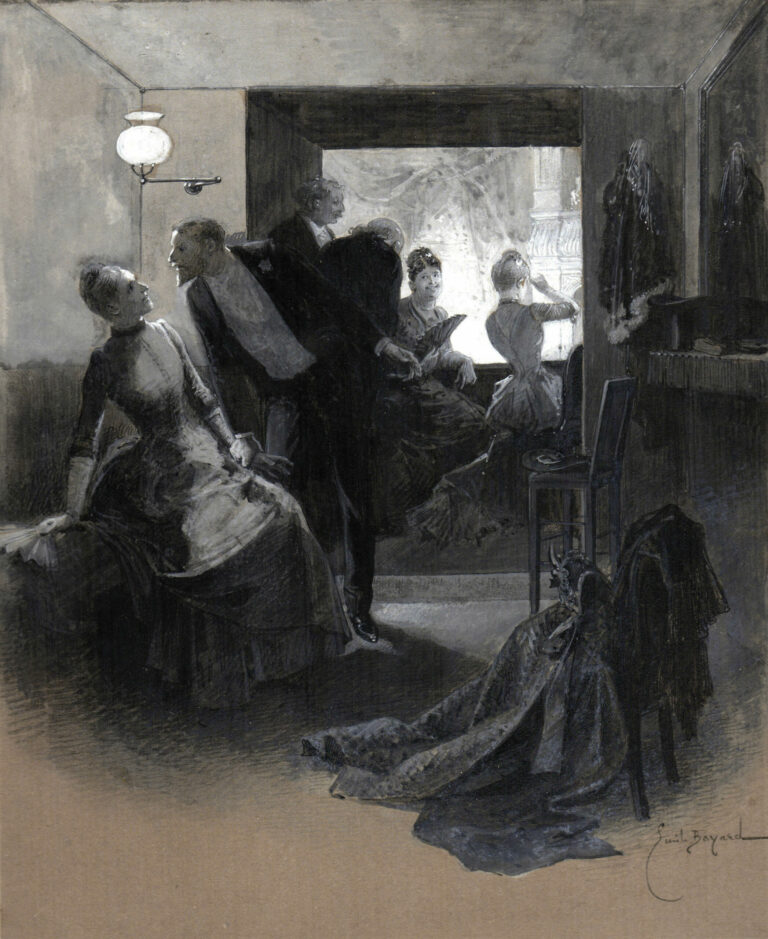 Émile BAYARD (1837-1891) — Gaffeuse !, 1888