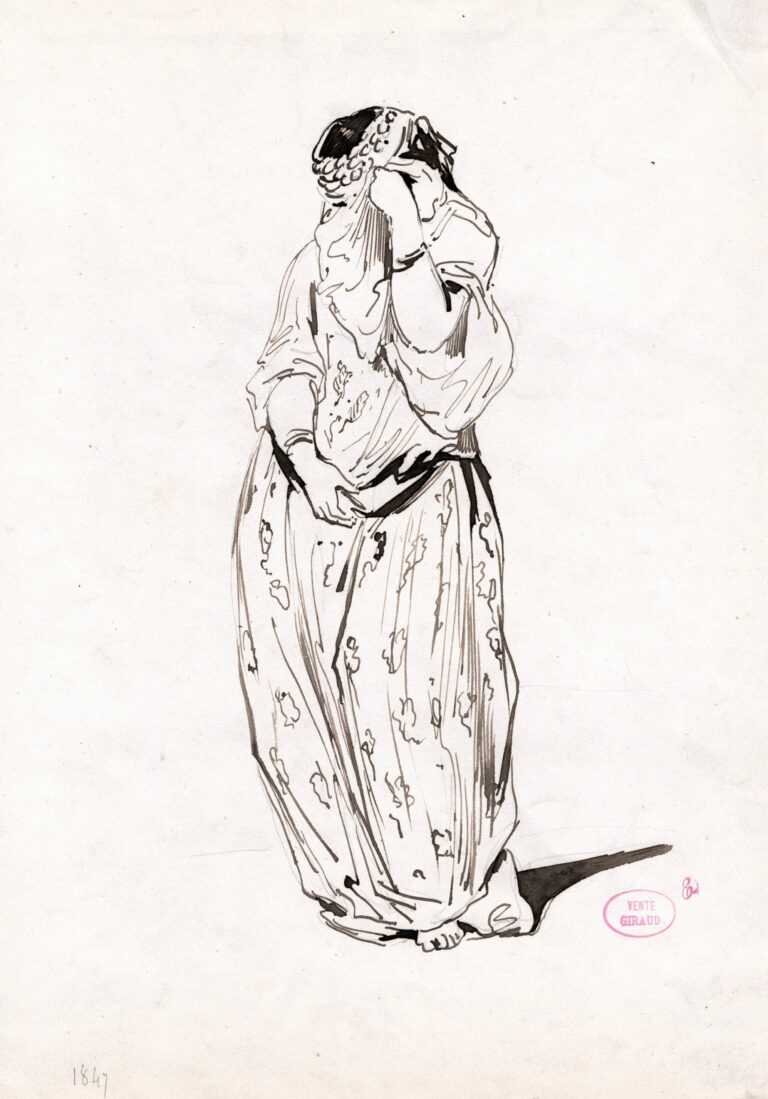 Eugène GIRAUD (1806-1881) — Orientale, vers 1846