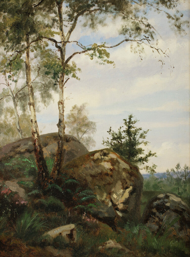 Attribué à Louis-Auguste LAPITO (1803-1874) — Fontainebleau, vers 1830