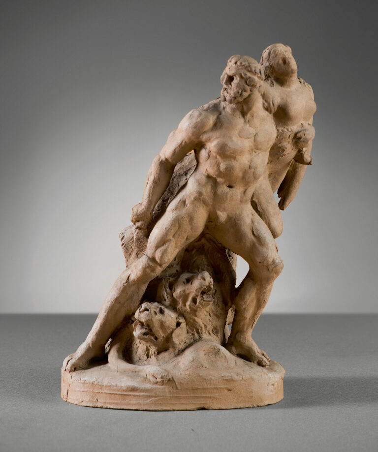 Jacques-Augustin DIEUDONNÉ (1795-1873) — Hercule arrachant Alceste des Enfers, vers 1819-1825