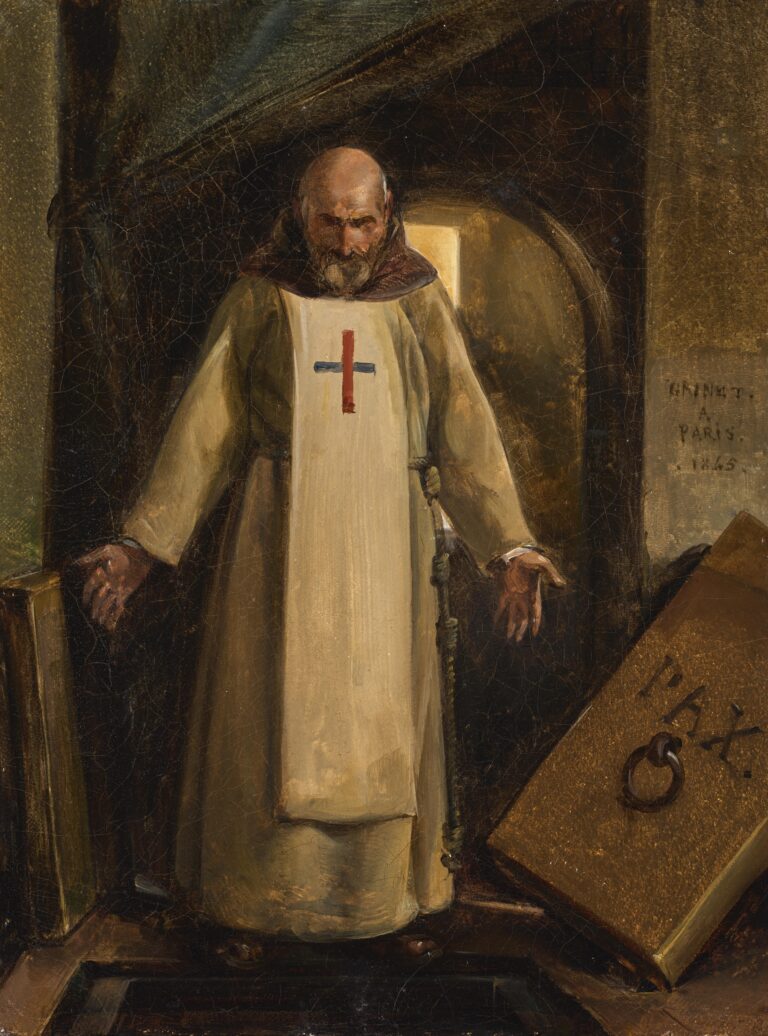 François Marius GRANET (1775-1849) — Trinitaire délivrant des esclaves, 1845